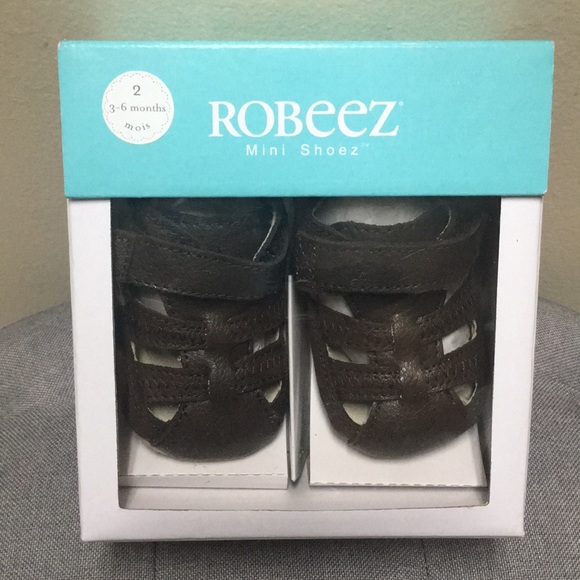 NWT ROBEEZ Mini Brown Sandals ☀️🏖🧸 - Picture 2 of 2